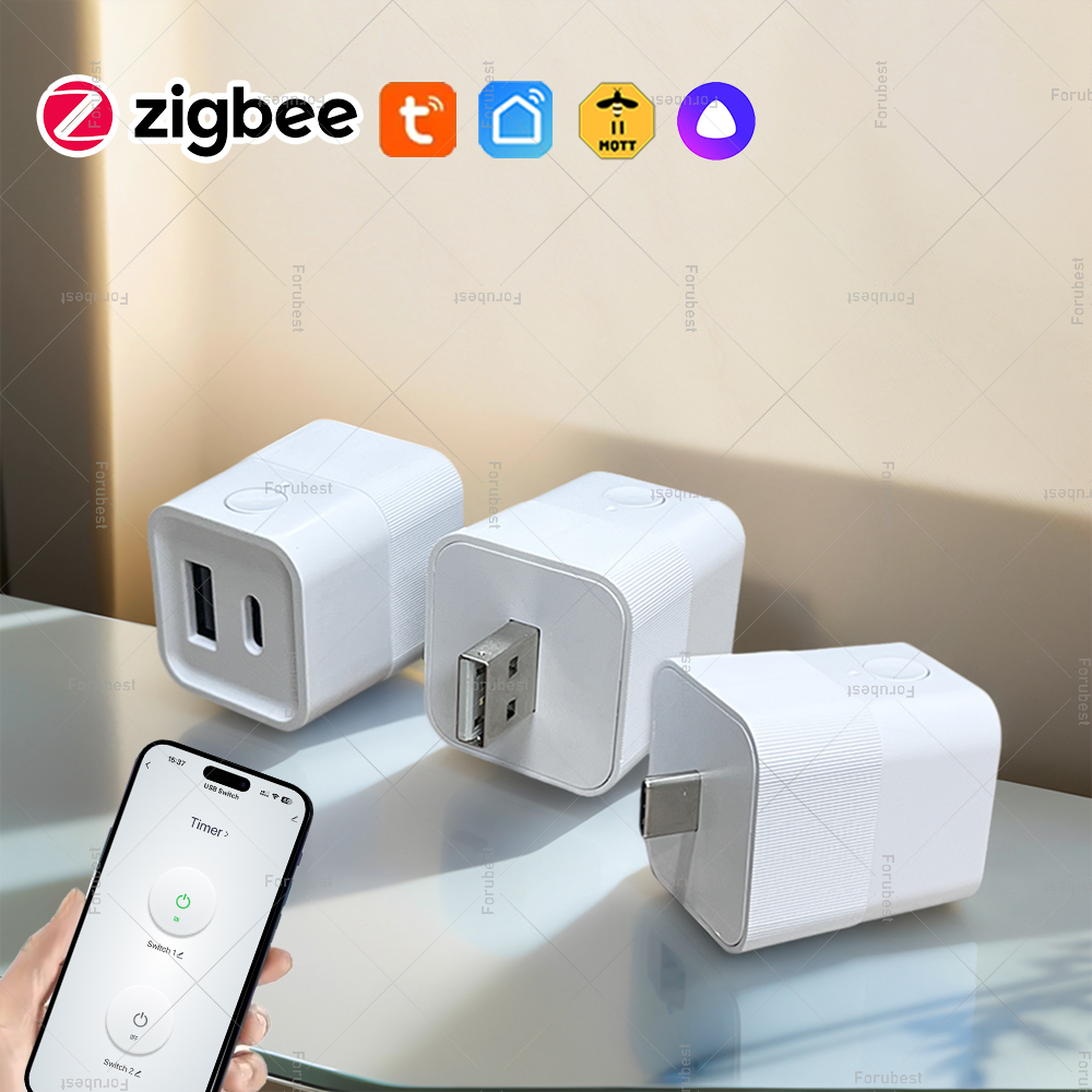 Smart Home Z Wave - Interruttore adattatore micro USB Zigbee 3.0,