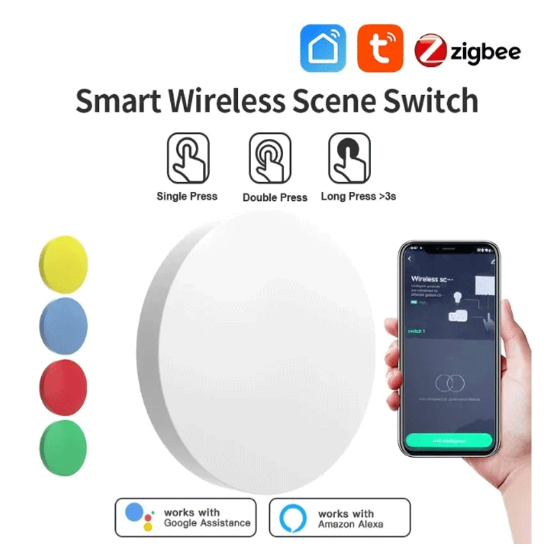 Smart Home Voice Assistant - Interruttore Wireless Intelligente Tuya ZigBee, Controllo