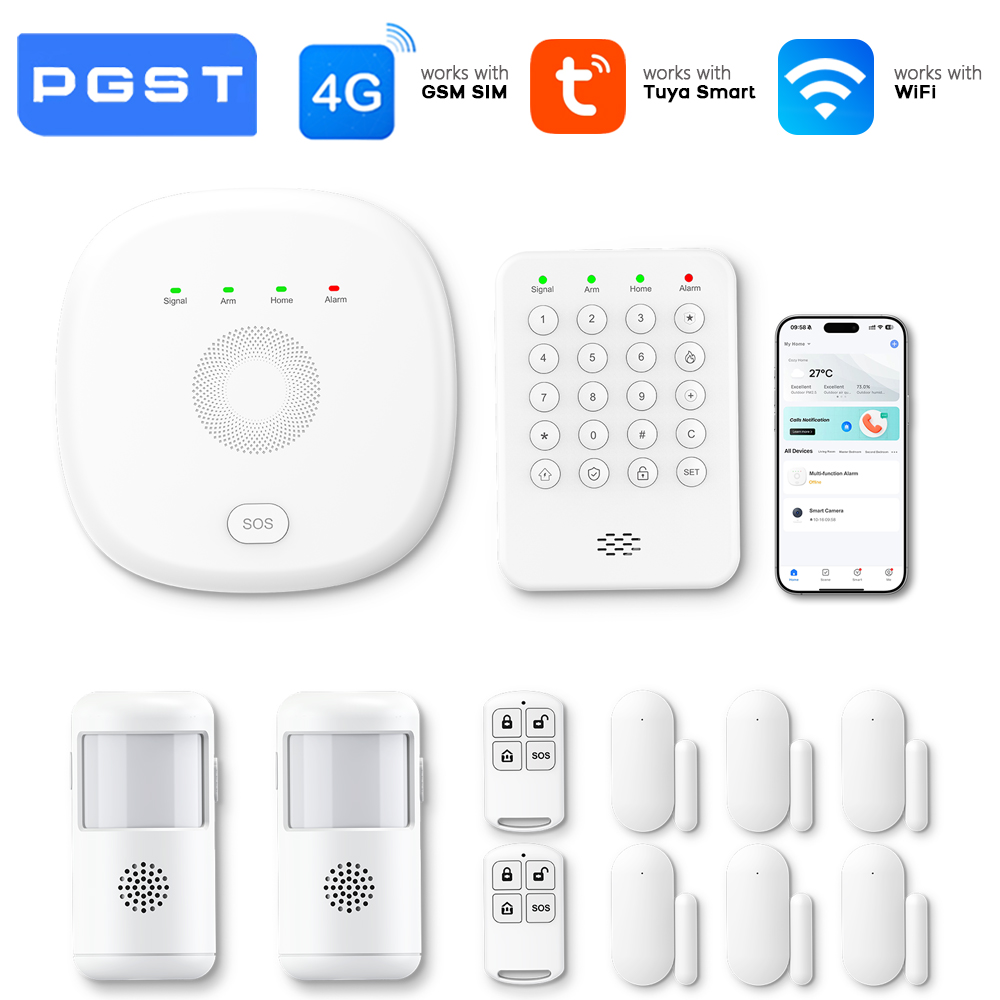 Smart Home Demo Kit - Sistema di Allarme Wireless WiFi PGST,