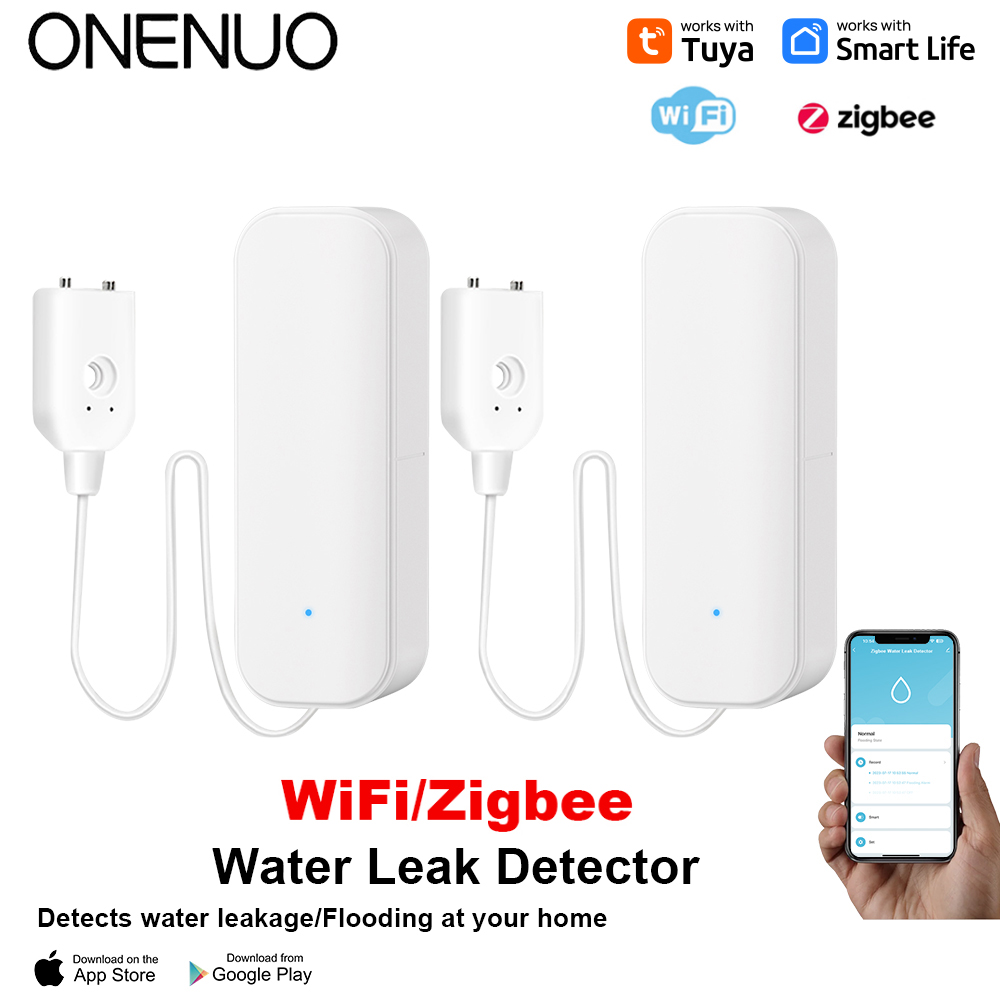 Smart Home Green - WiFi/Zigbee Sensore Acqua Tuya Allarme Perdite