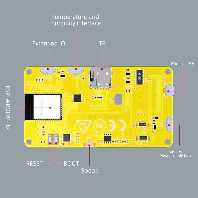Smart Home Internet - ESP32-3248S035 Modulo Display LCD Intelligente da
