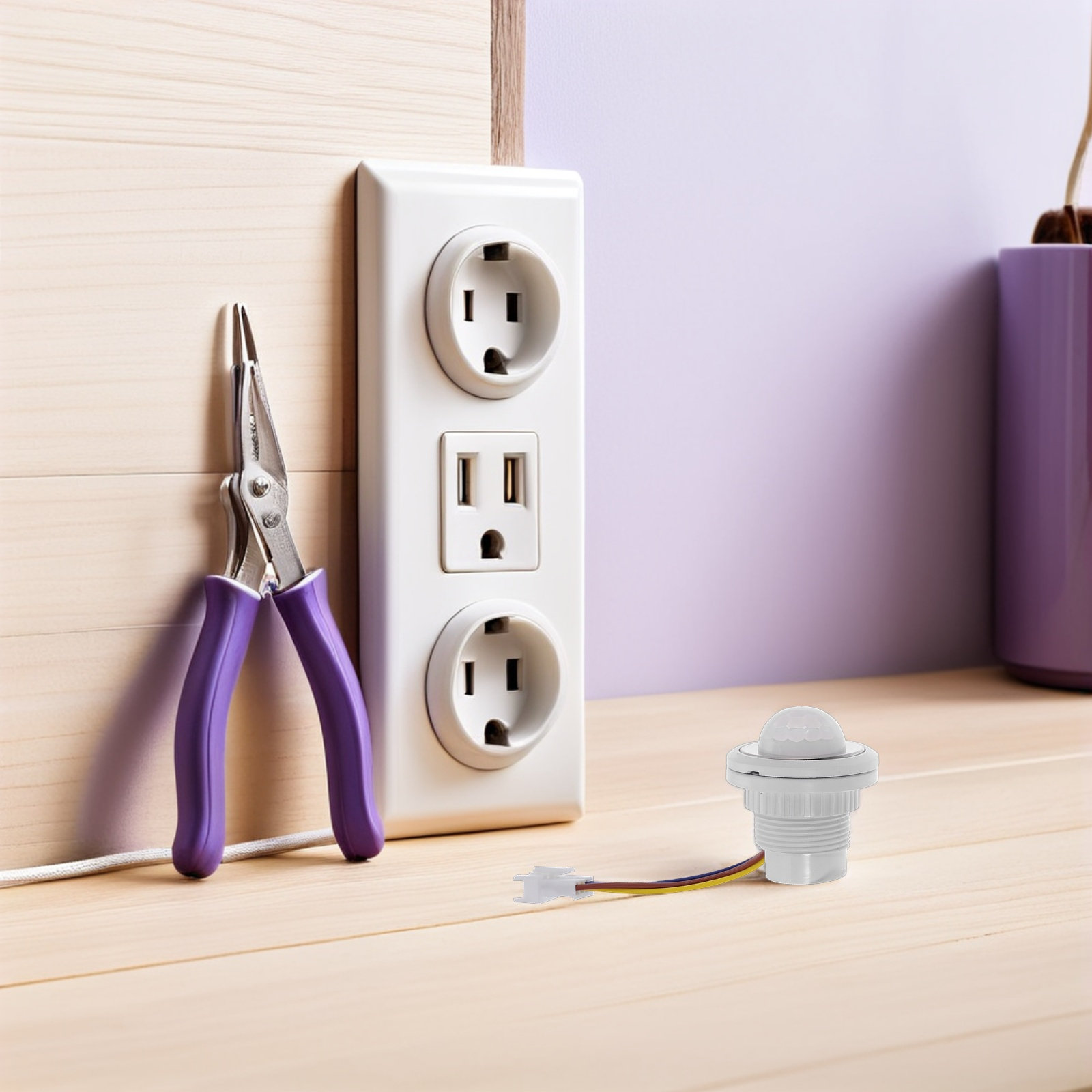 Pir Motion Sensor - Interruttore Intelligente con Sensore di Movimento,