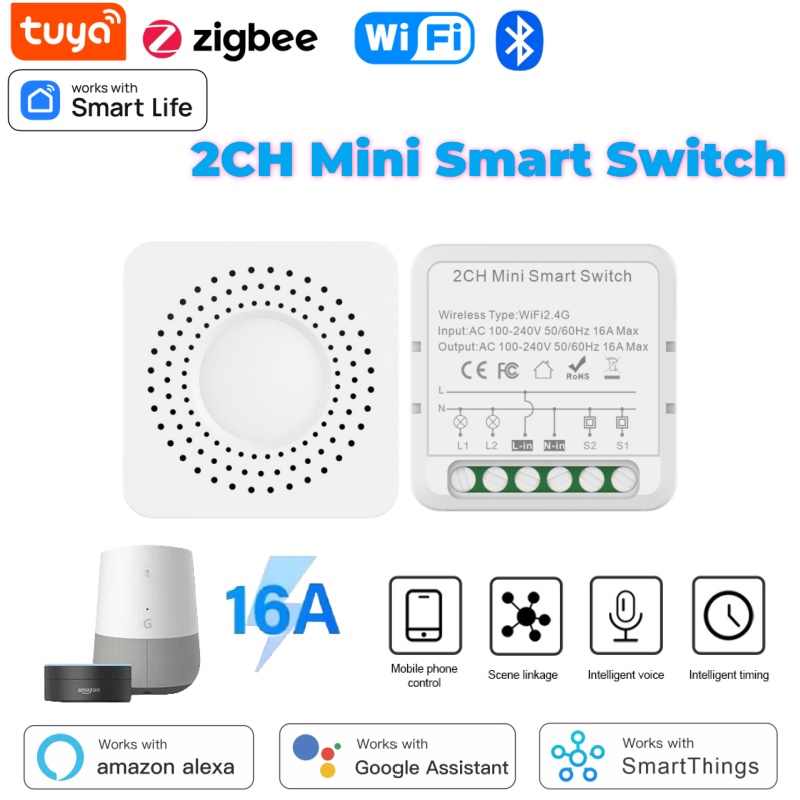 Smart Home Internet - Interruttore Intelligente Mini WiFi Tuya 1-2-3-4