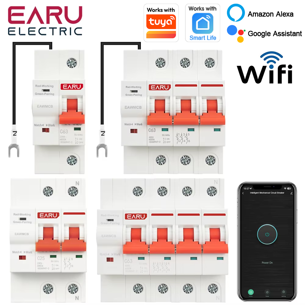 Smart Home Demo Kit - Interruttore automatico intelligente WiFi EARU 1/2/3/4P