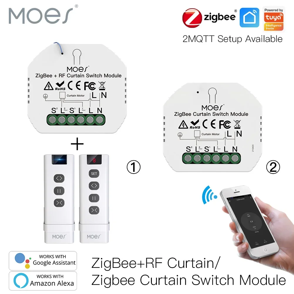 Smart Home Z Wave - MOES ZigBee 3.0 Modulo interruttore per