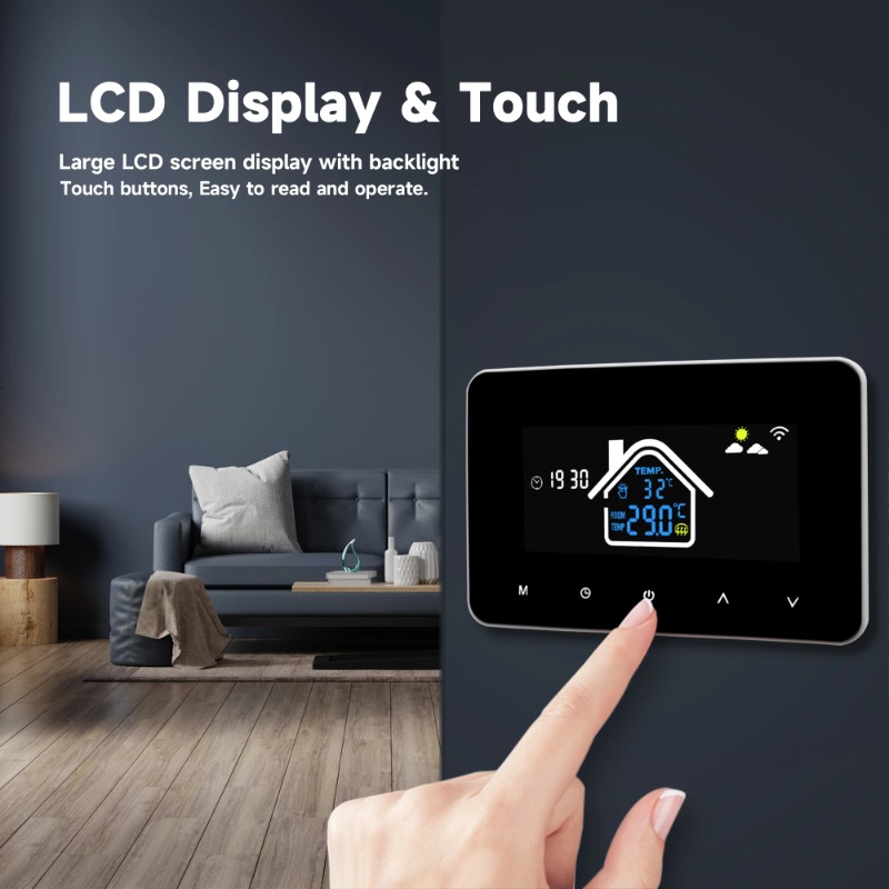 Smart Home Package - 2024 Nuovo Termostato Intelligente Tuya WiFi