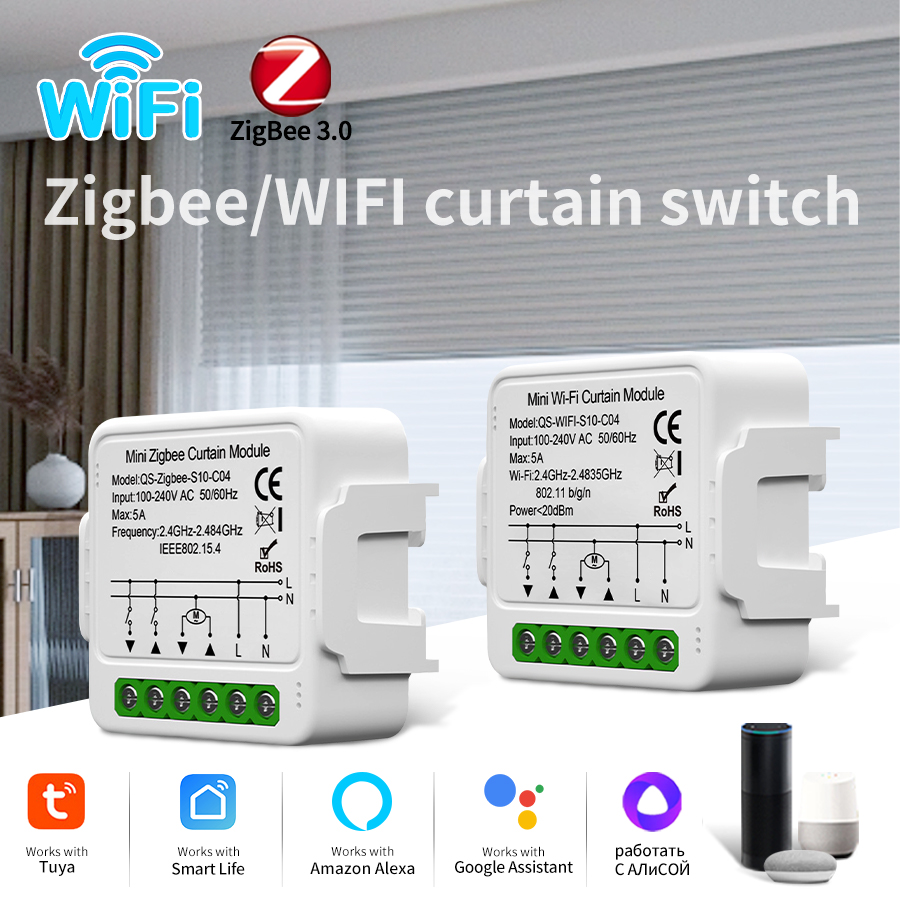 Smart Home Z Wave - Tuya Smart ZigBee/WiFi Modulo interruttore tenda