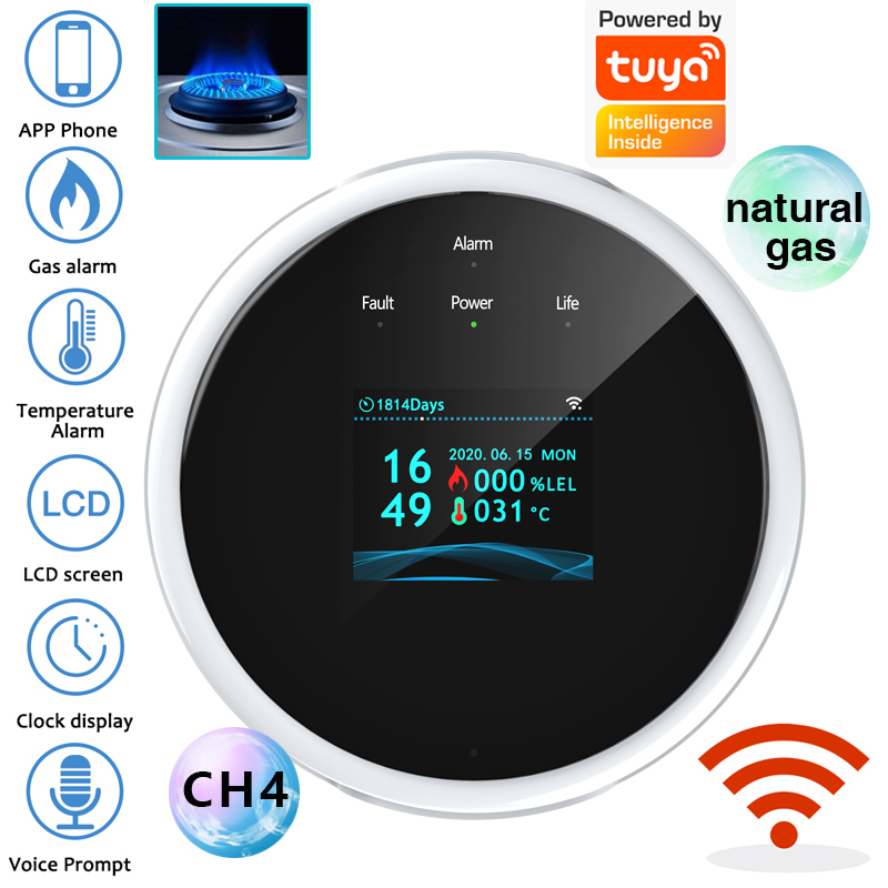 Smart Home Full System - Sensore di Allarme Gas WiFi 2.4G,