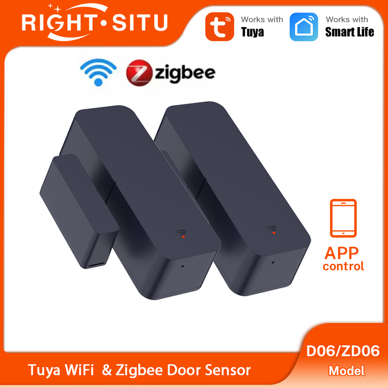 Wireless Door Sensor - Tuya Zigbee 3.0 WiFi Sensore per