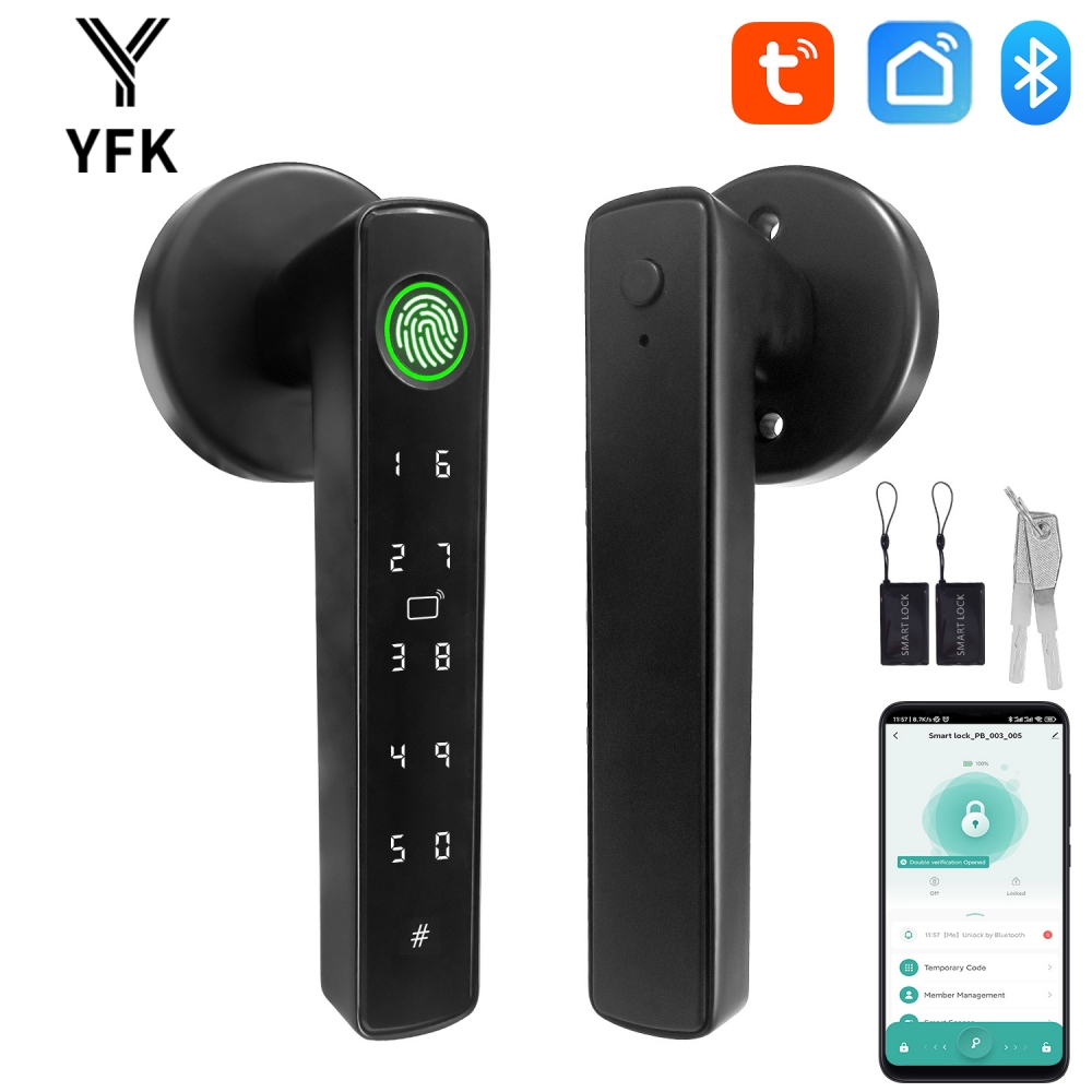 Smart Home Green - Serratura Intelligente YFK Tuya 5-in-1 con