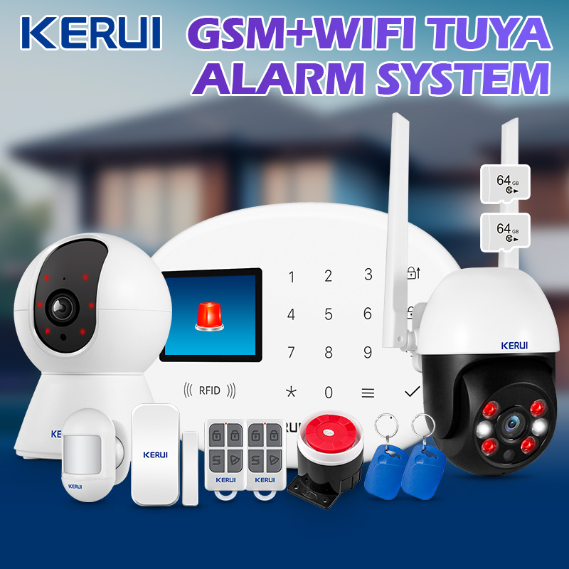 Smart Home Package - KERUI Tuya Kit allarme domestico wireless