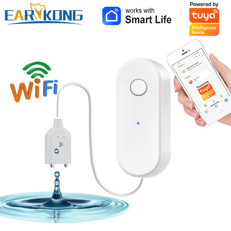 Smart Home Green - Tuya WiFi Sensore intelligente per perdite