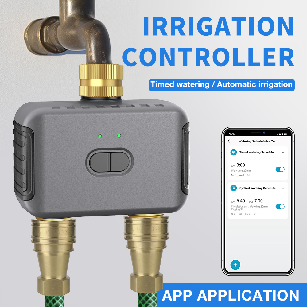 Smart Home Full System - Tuya timer per irrigazione a 2