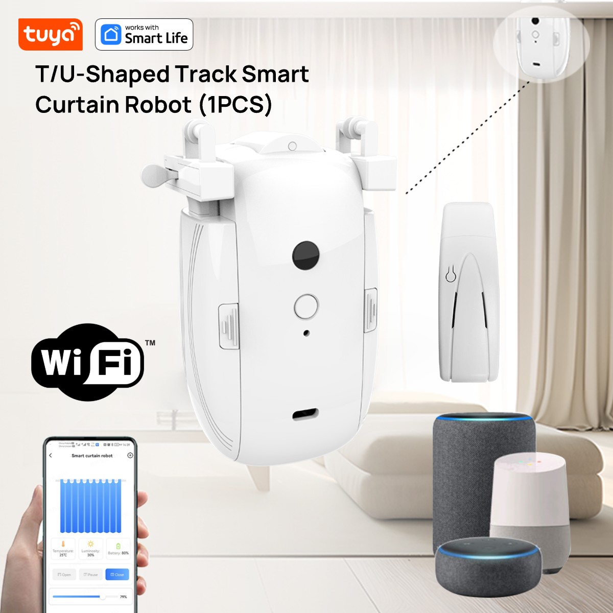 Robot per tende Tuya Smart WiF - Smart Home Gira recensione e prezzo