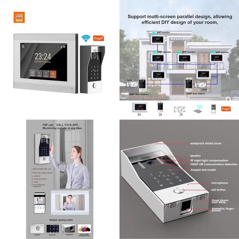 Videocitofono IP Smart WiFi TY - Smart Home Video Doorbell App recensione e prezzo