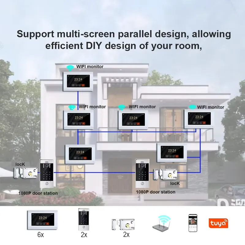 Videocitofono IP Smart WiFi TY - Smart Home Video Doorbell App recensione e prezzo