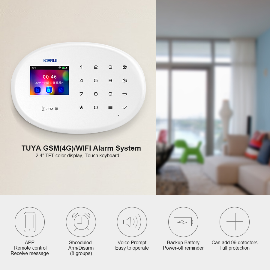 KERUI W202 Kit sistema di alla - Smart Home Package recensione e prezzo