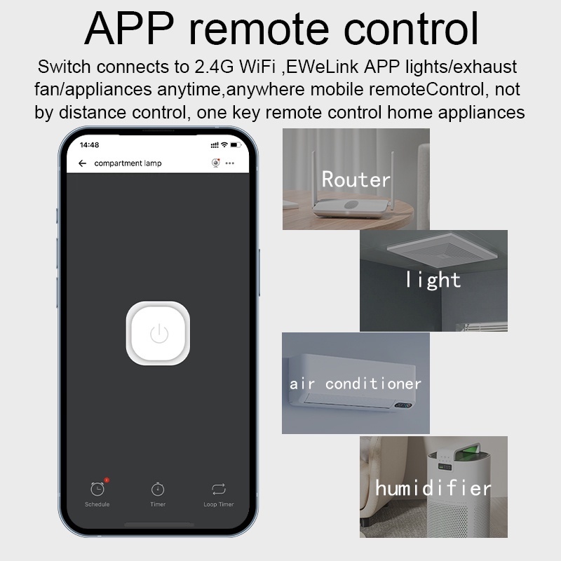 Interruttore WiFi Smart Ewelin - Smart Home Voice Assistant recensione e prezzo