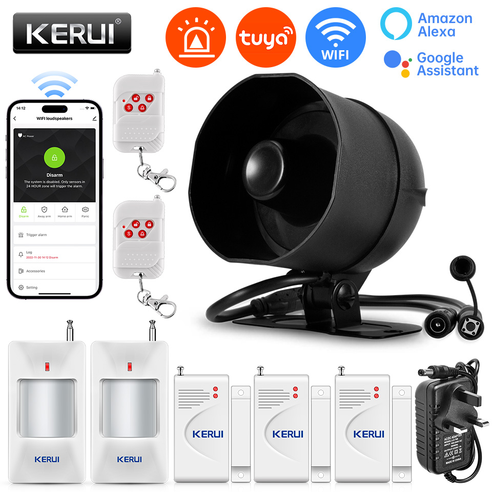 KERUI 120db Sirena Sistema di  - Smart Home Demo Kit recensione e prezzo