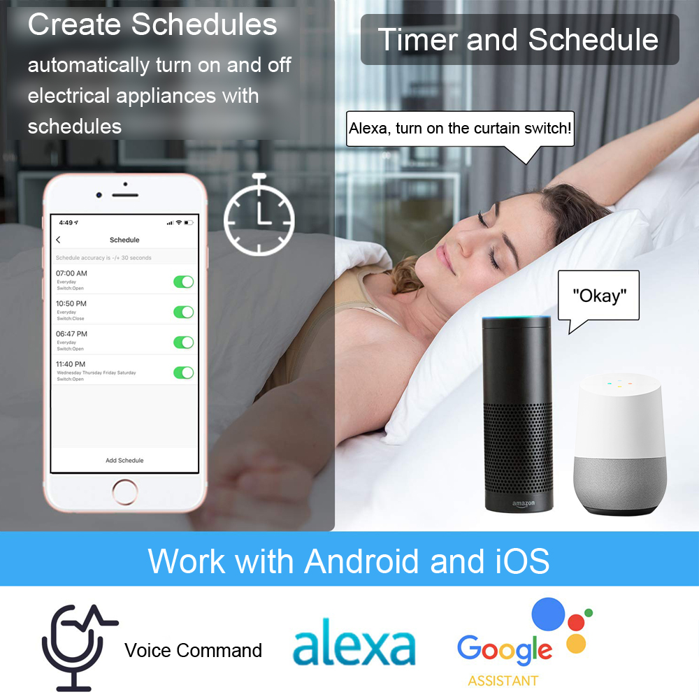 Tuya Smart Life WiFi tende ten - Smart Home Voice Assistant recensione e prezzo